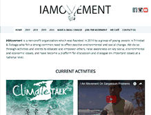 Tablet Screenshot of iamovement.org